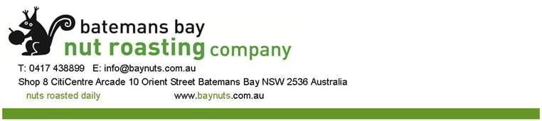 Batemans bay nut roasting company details