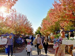 People buying at Sage Farmer's Market